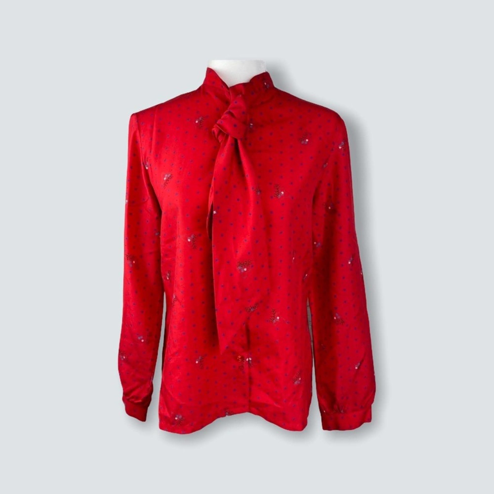 - Vintage Judy Bond secretary blouse size 14